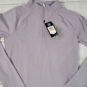 Women's under armour quarter zip heat gear shirt NWT small